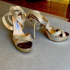 Jimmy Choo Sliver Stilettos